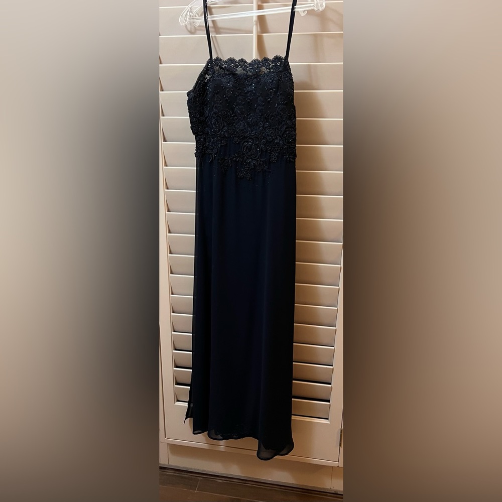 Terani Couture Evening Gown with matching shawl